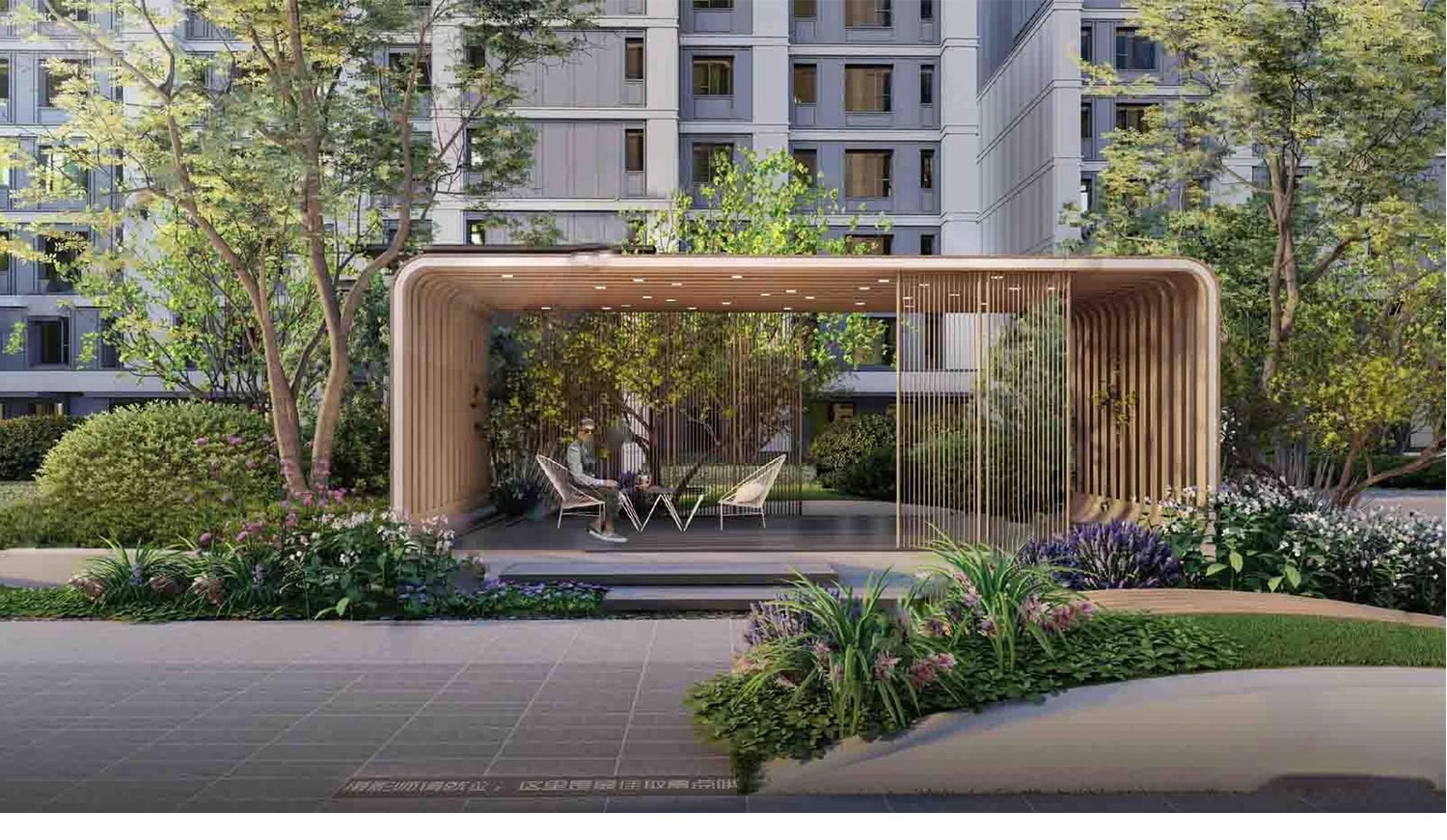 图片[32]-现代新中式庭院花园亭子会客厅铝合金景观亭铝艺休闲凉亭su模型-大怪兽分享