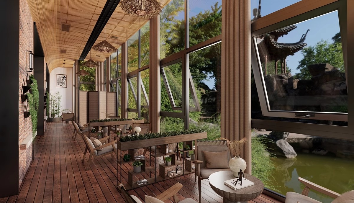 图片[33]-侘寂风餐厅室内设计饭店奶茶店咖啡厅餐饮空间工装草图大师SU模型-大怪兽分享