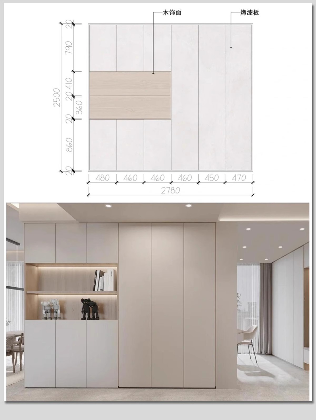 图片[35]-客厅餐厅卧室电视背景墙效果图家装装修设计参考图片尺寸标注排版-大怪兽分享
