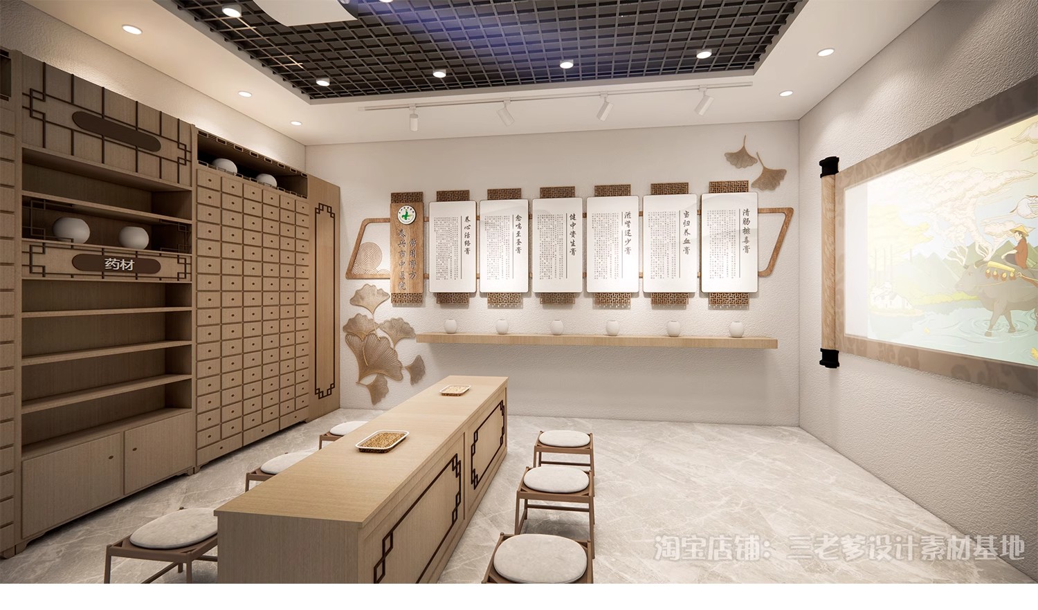 图片[35]-布艺刺绣皮影戏剧非遗文化展厅博物馆中式传统民俗展览馆su模型-大怪兽分享