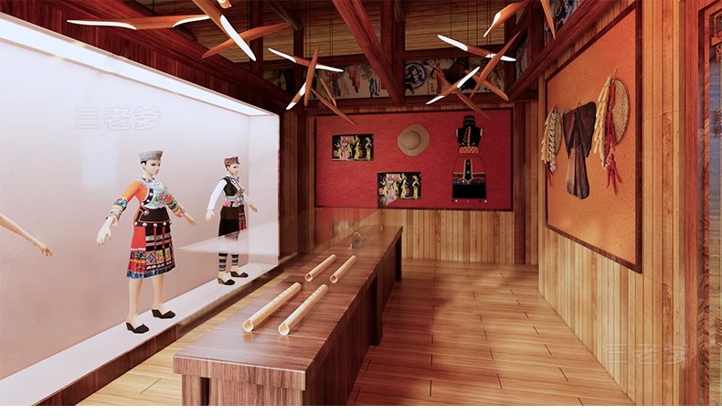 图片[35]-中式乡村民俗农业农耕文化农村特色展厅展馆博物馆SU模型草图大师-大怪兽分享