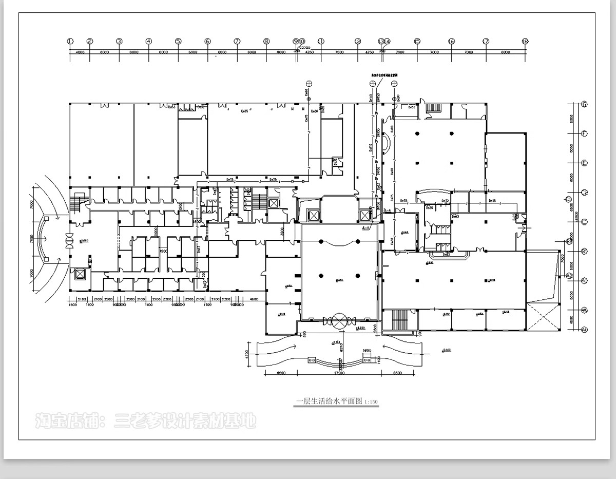 图片[35]-消防给排水电气系统图CAD施工图 工装纸配电强弱电水电全套设计图-大怪兽分享