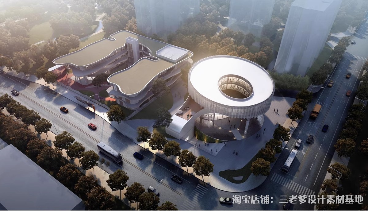 图片[35]-活动中心SU模型 老年青少年社区建筑大学生服务运动场馆草图大师-大怪兽分享