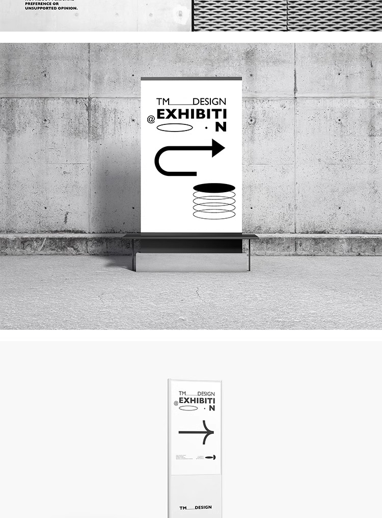 图片[13]-高级感导视系统路引路牌指示牌灯箱海报店招VI展示样机ps设计素材-大怪兽分享