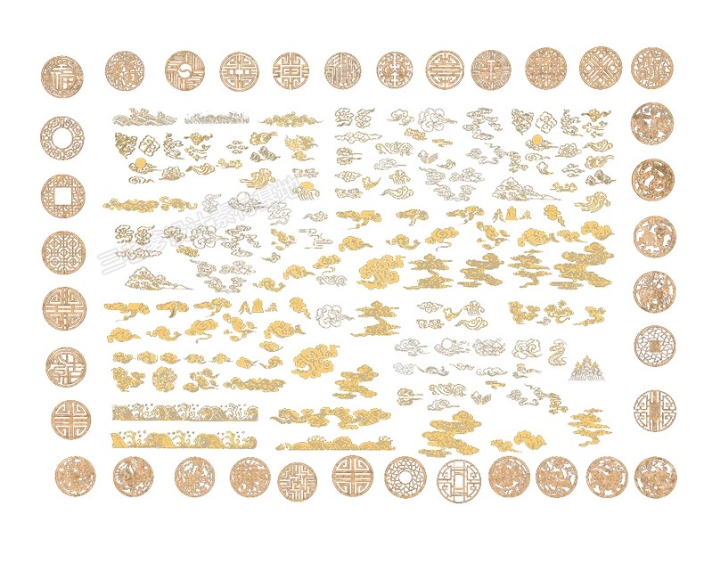 图片[37]-草图大师新中式角花角线花格窗花木雕金属镂空雕花窗镂花窗SU模型-大怪兽分享
