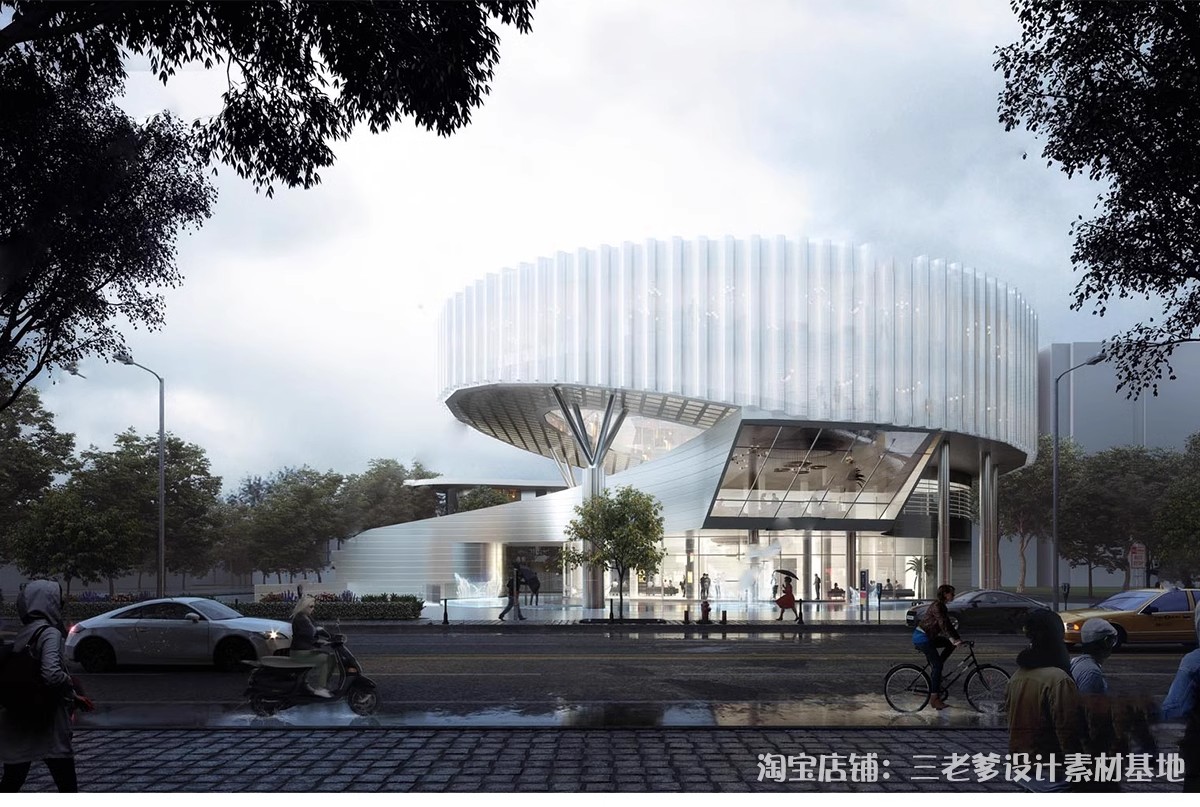 图片[36]-活动中心SU模型 老年青少年社区建筑大学生服务运动场馆草图大师-大怪兽分享