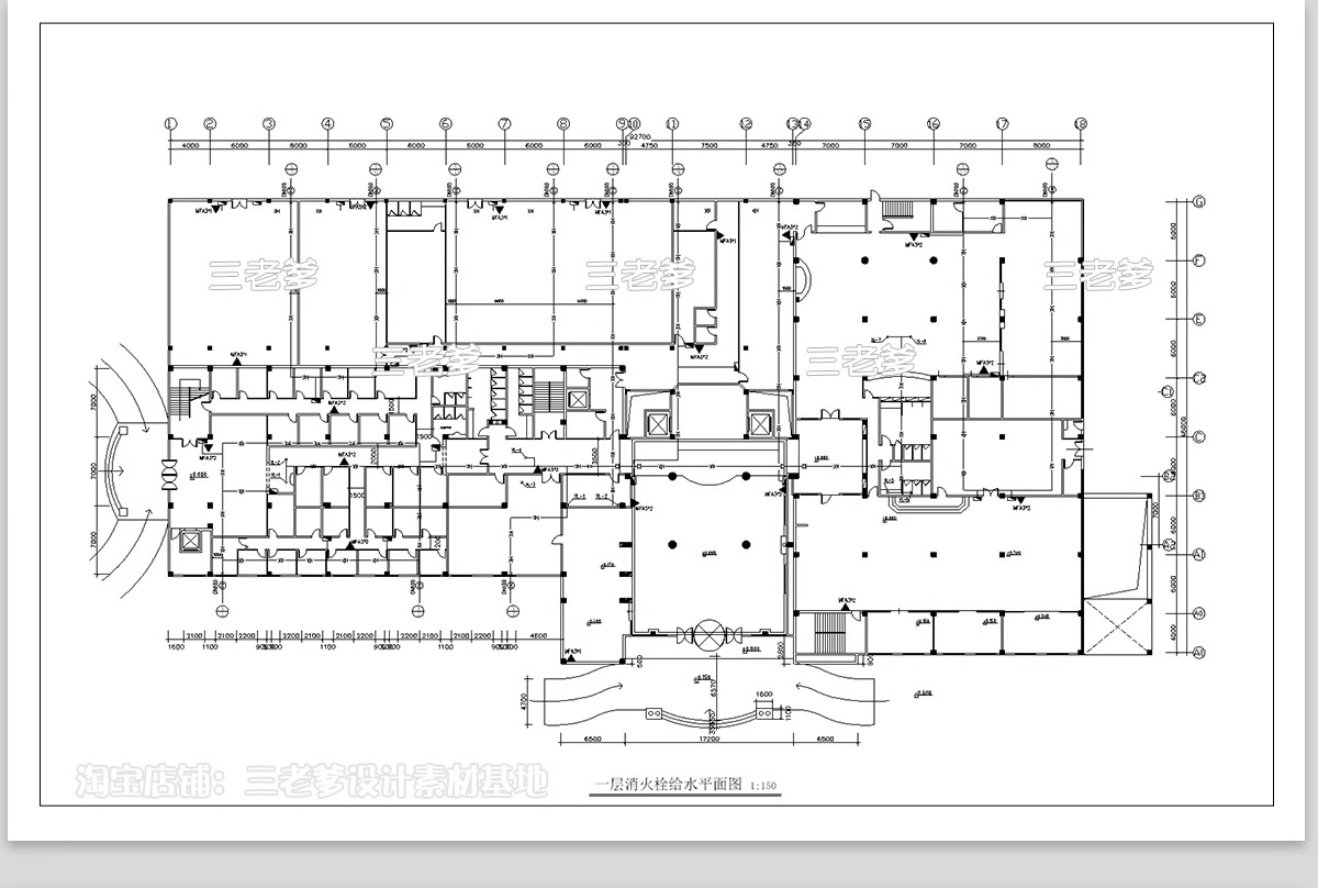 图片[37]-消防给排水电气系统图CAD施工图 工装纸配电强弱电水电全套设计图-大怪兽分享