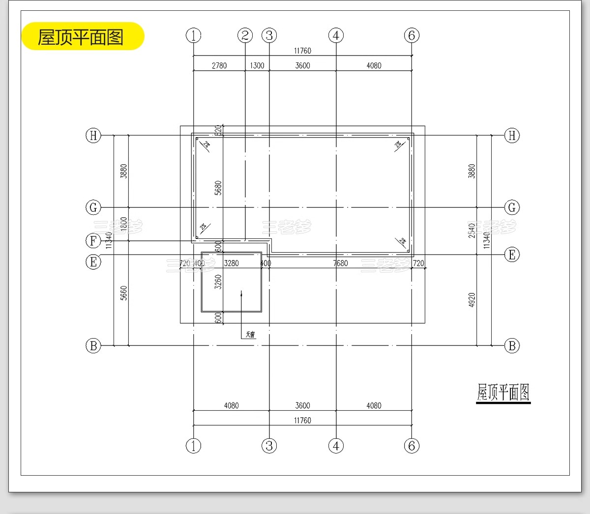 图片[36]-新农村自建房CAD施工图纸 建筑别墅布局结构三层半房子设计效果图-大怪兽分享
