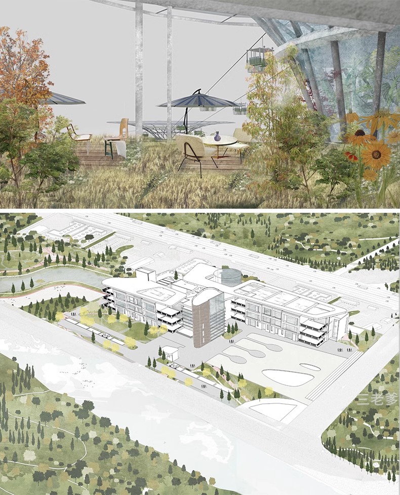 图片[33]-小清新插画风PS/AI素材库植物人物拼贴园林景观建筑分析PSD效果图-大怪兽分享