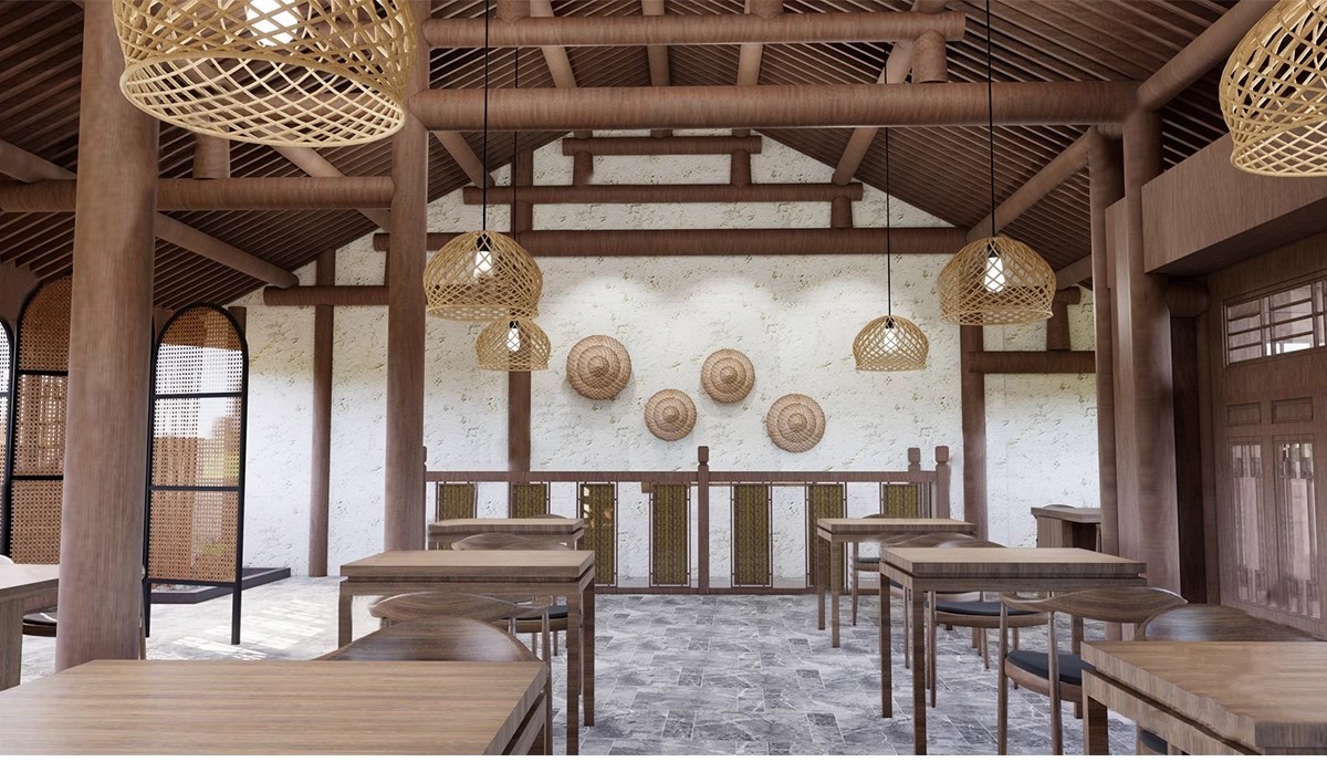 图片[37]-侘寂风餐厅室内设计饭店奶茶店咖啡厅餐饮空间工装草图大师SU模型-大怪兽分享