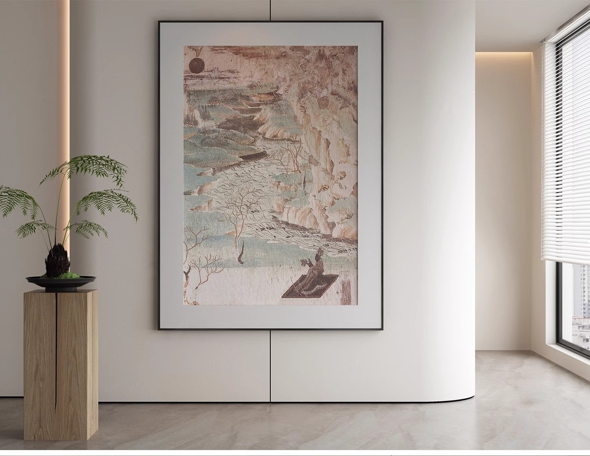 图片[38]-抽象现代装饰画3dmax单体风景侘寂中式挂画板摆件3d模型设计素材-大怪兽分享