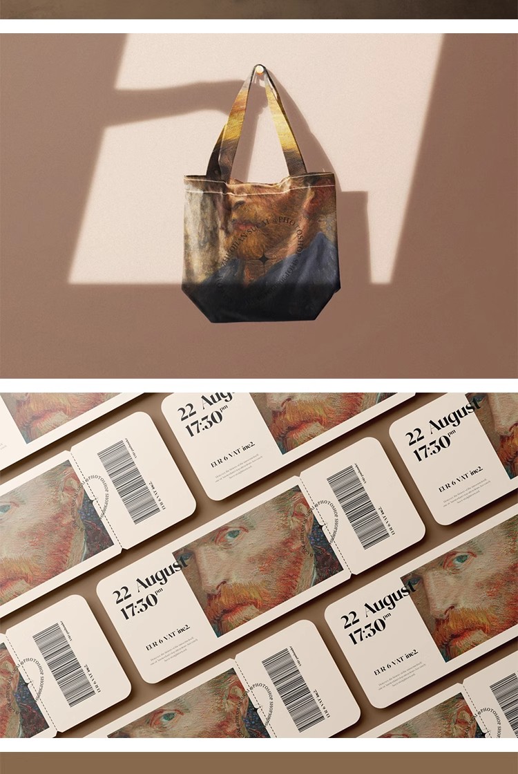 图片[15]-高级感艺术展览博物馆文创品牌vi提案展示贴图样机PS设计素材模板-大怪兽分享