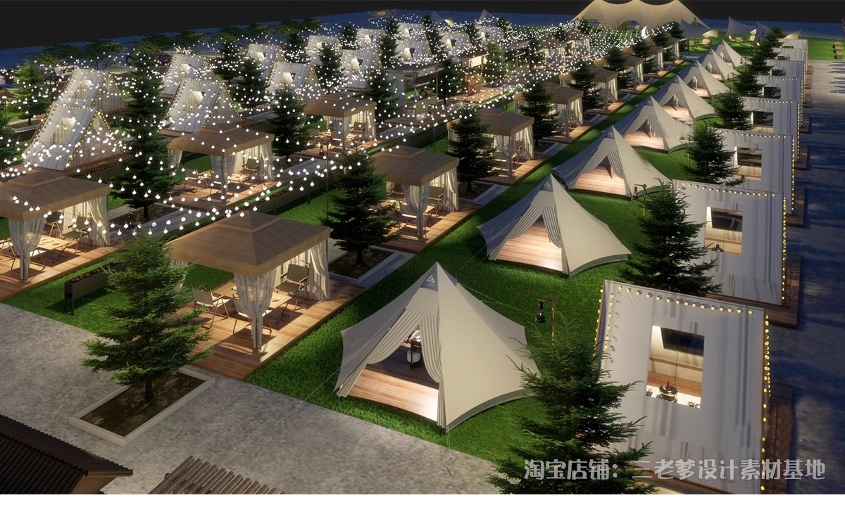 图片[28]-露营公园SU模型景观自驾游房车帐篷营地规划基地烧烤野餐草图大师-大怪兽分享