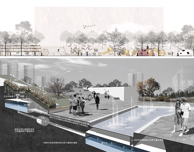 图片[34]-小清新插画风PS/AI素材库植物人物拼贴园林景观建筑分析PSD效果图-大怪兽分享