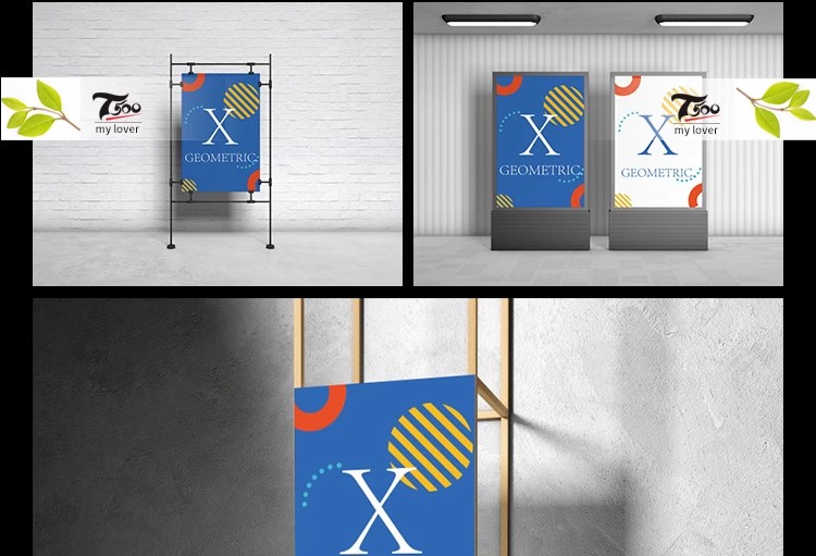 图片[20]-吊挂垂直悬挂作品海报传单广告提案展示智能贴图样机招贴素材模板-大怪兽分享