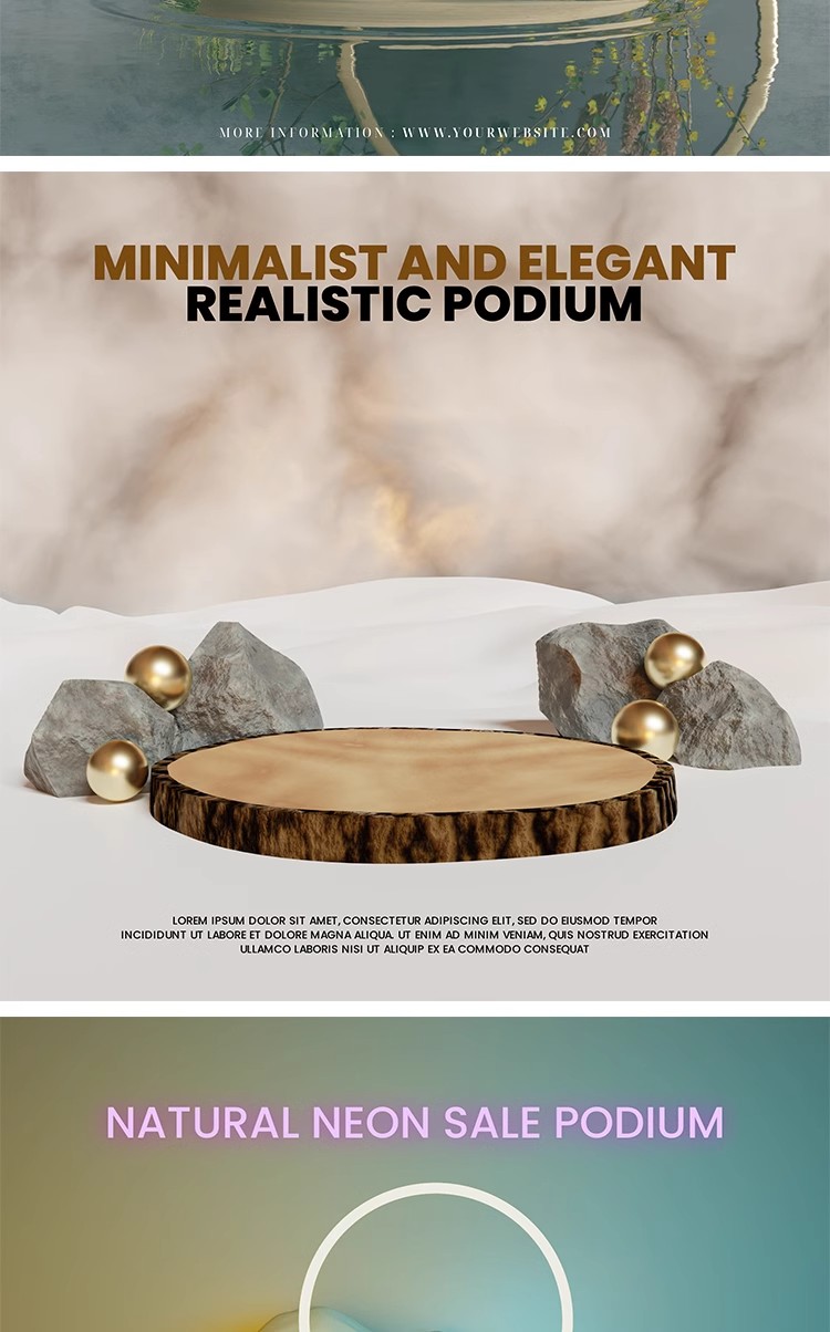 图片[16]-34款高级感电商主图3D立体产品展台场景海报背景PSD设计素材模板-大怪兽分享