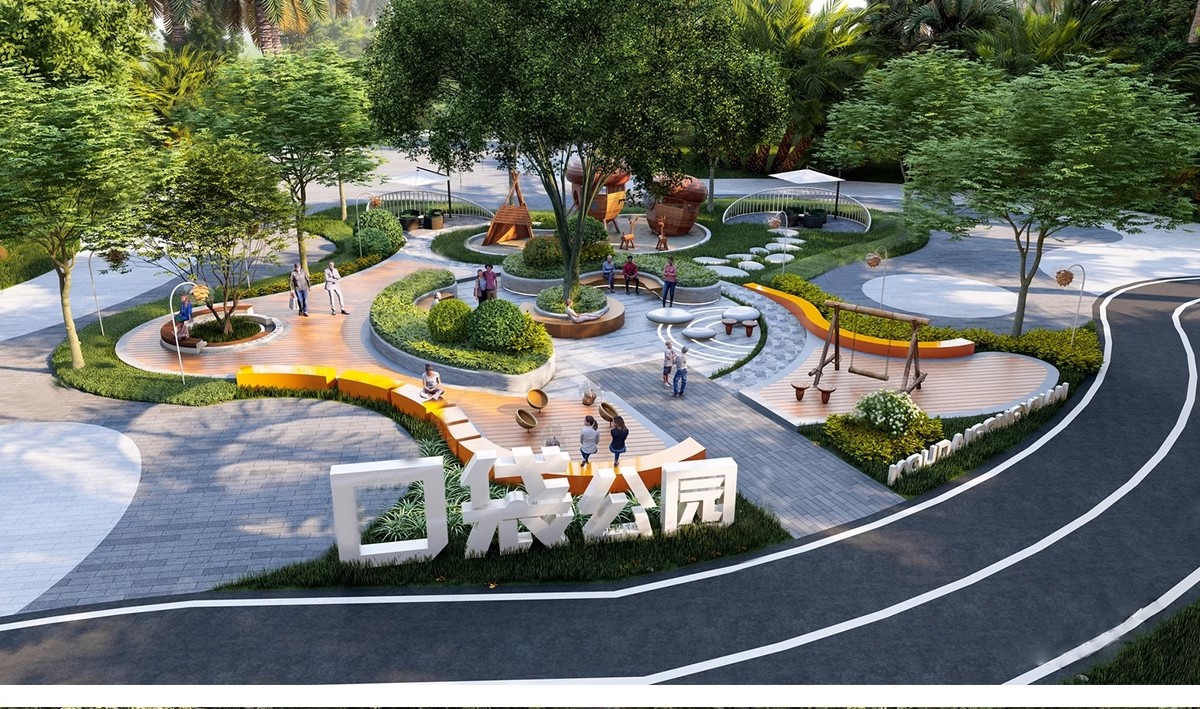 图片[39]-现代公园广场小游园园林节点景观树池座椅坐凳小品草图大师SU模型-大怪兽分享