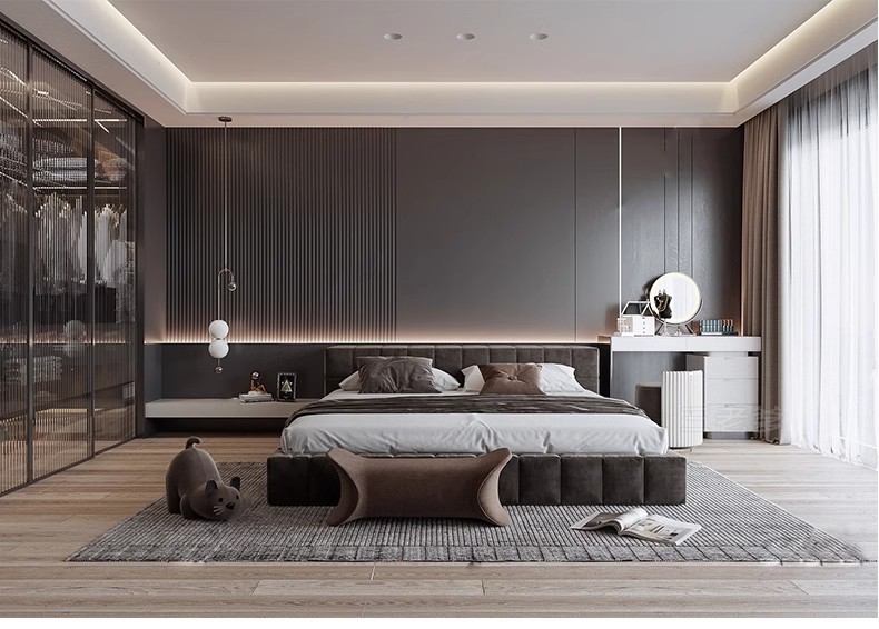 图片[31]-意式风格3d模型家装室内客厅现代轻奢意大利沙发家具双人床3dmax-大怪兽分享