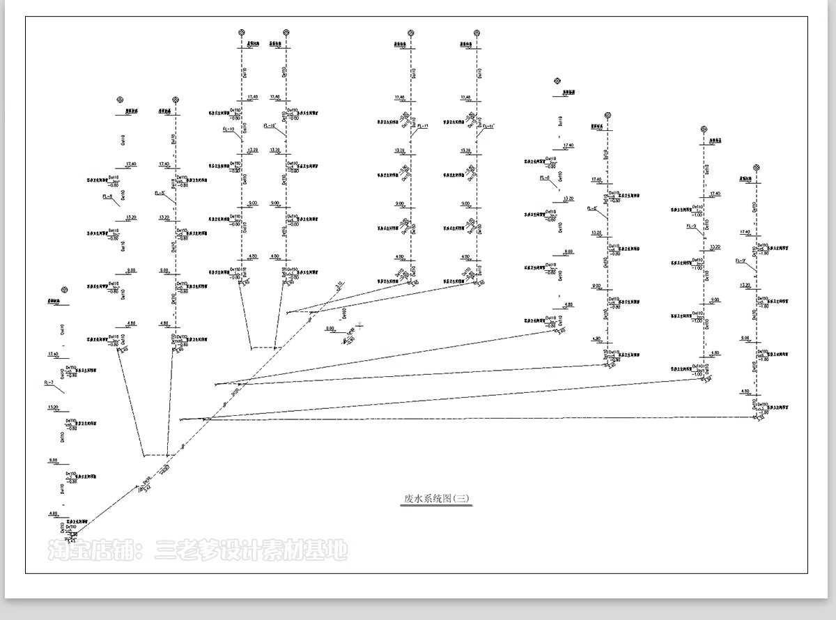 图片[42]-消防给排水电气系统图CAD施工图 工装纸配电强弱电水电全套设计图-大怪兽分享