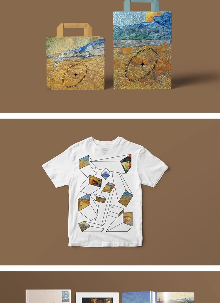 图片[19]-高级感艺术展览博物馆文创品牌vi提案展示贴图样机PS设计素材模板-大怪兽分享