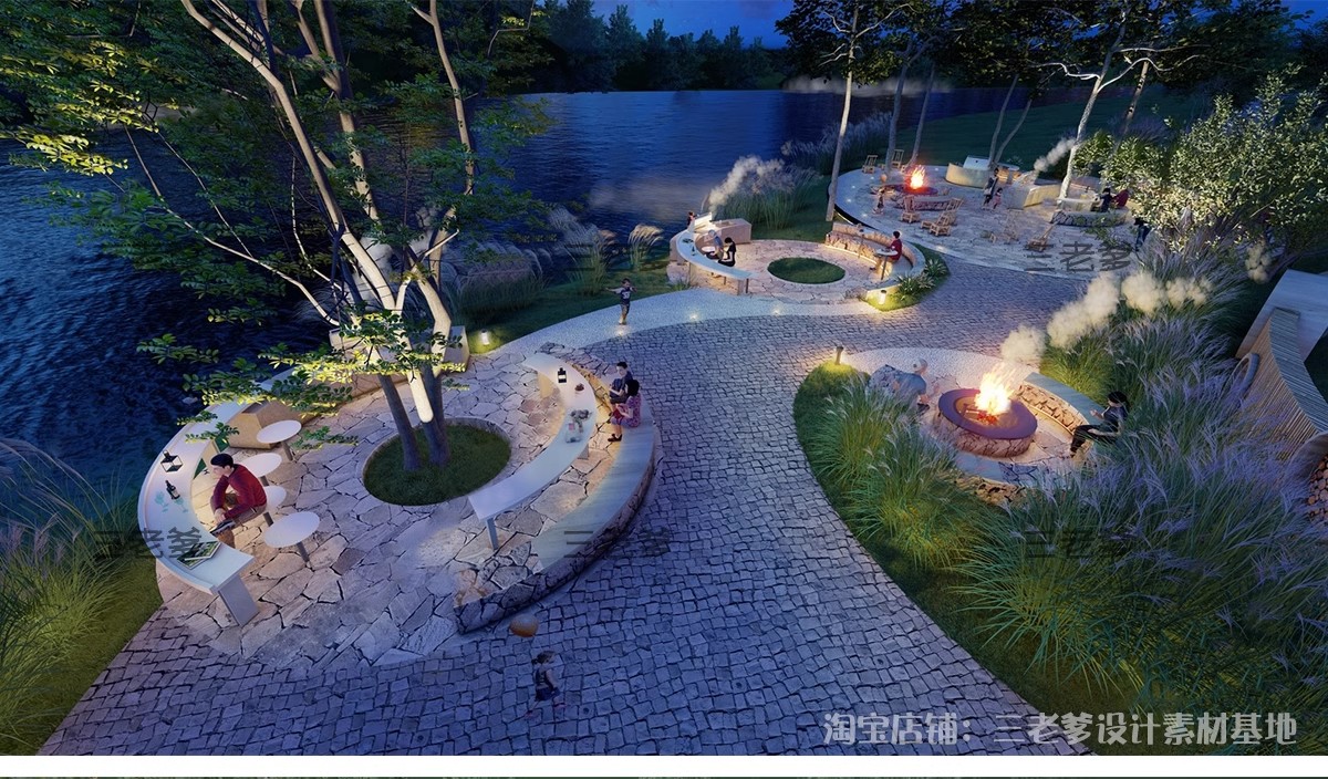 图片[31]-露营公园SU模型景观自驾游房车帐篷营地规划基地烧烤野餐草图大师-大怪兽分享