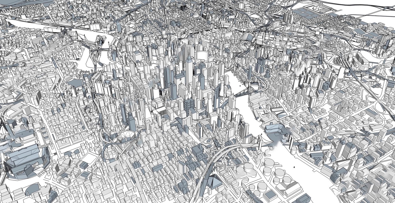 图片[42]-城市设计规划SU模型白膜白模景观建筑鸟瞰草图大师sketchup素材库-大怪兽分享
