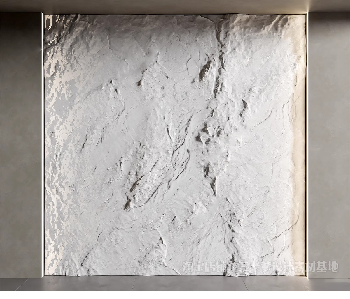 图片[32]-毛石墙面文化石熔积岩水泥石墙岩石浮雕背景墙草图大师单体SU模型-大怪兽分享