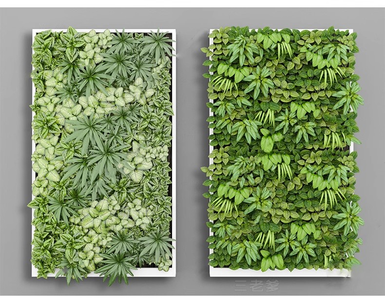 图片[7]-室内植物绿植墙花架垂直绿化绿墙办公室酒店咖啡厅su模型sketchup-大怪兽分享