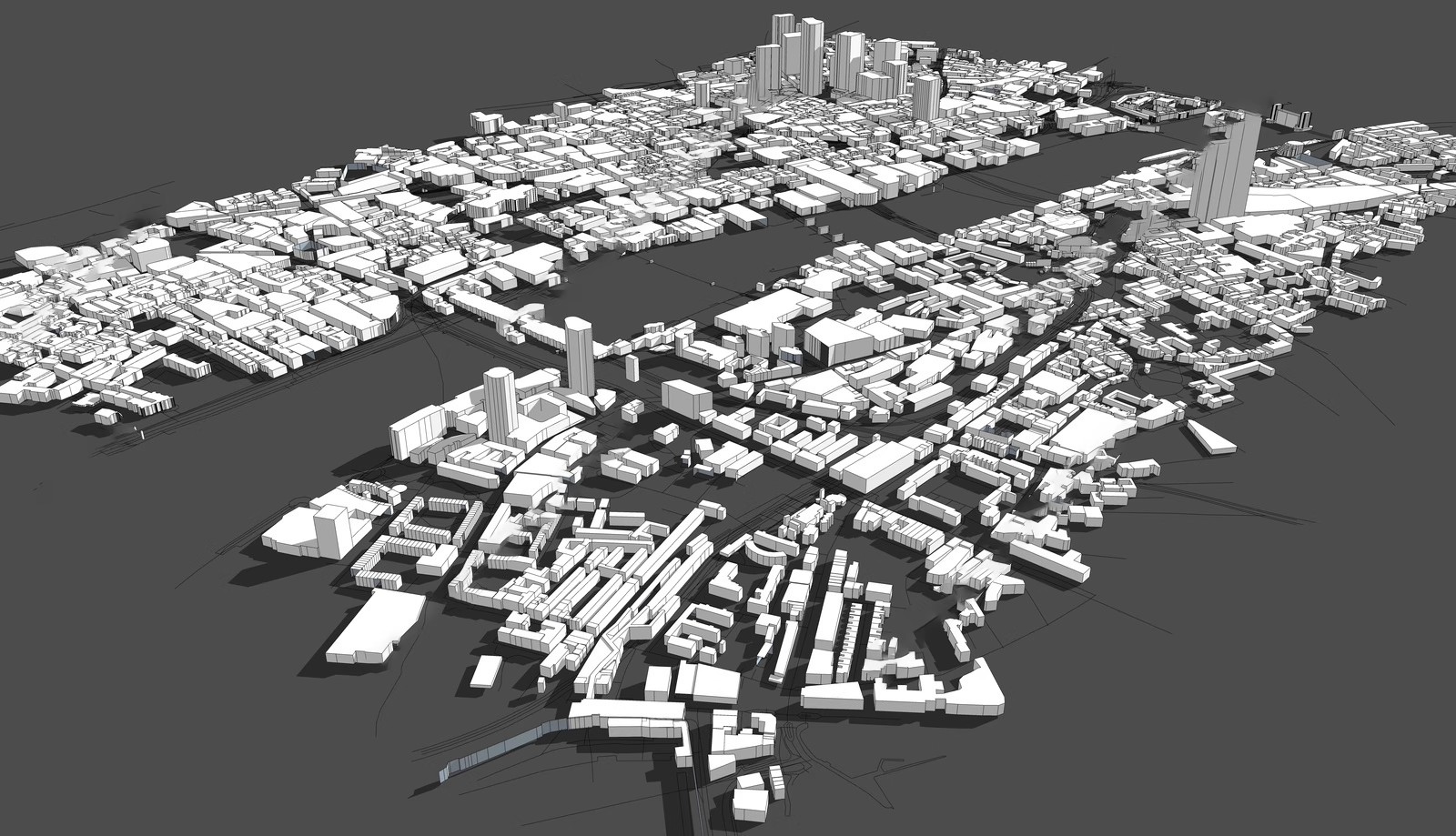 图片[43]-城市设计规划SU模型白膜白模景观建筑鸟瞰草图大师sketchup素材库-大怪兽分享