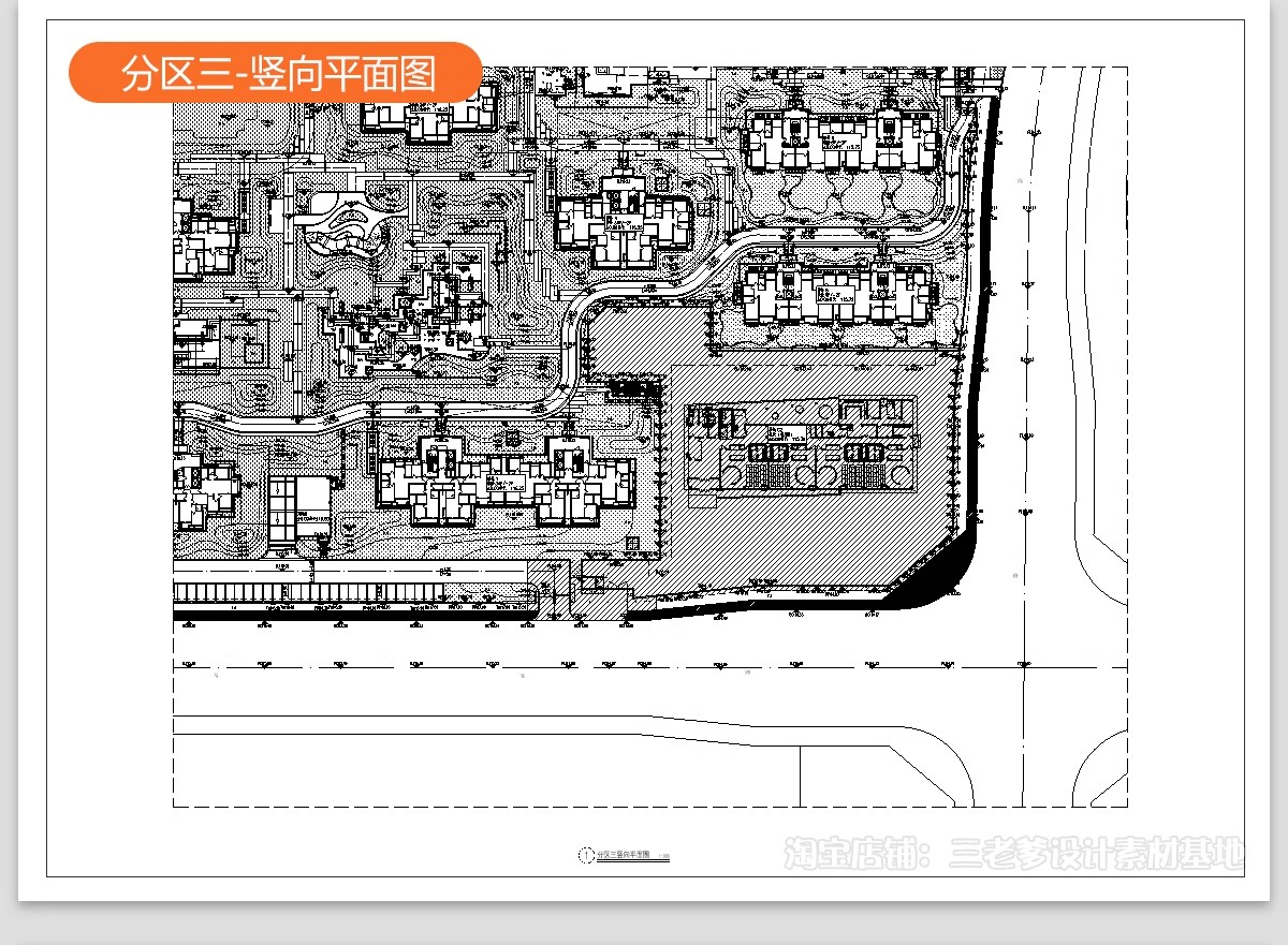图片[24]-居住区景观CAD施工图住宅小区平面布局园林设计绿化规划方案图库-大怪兽分享