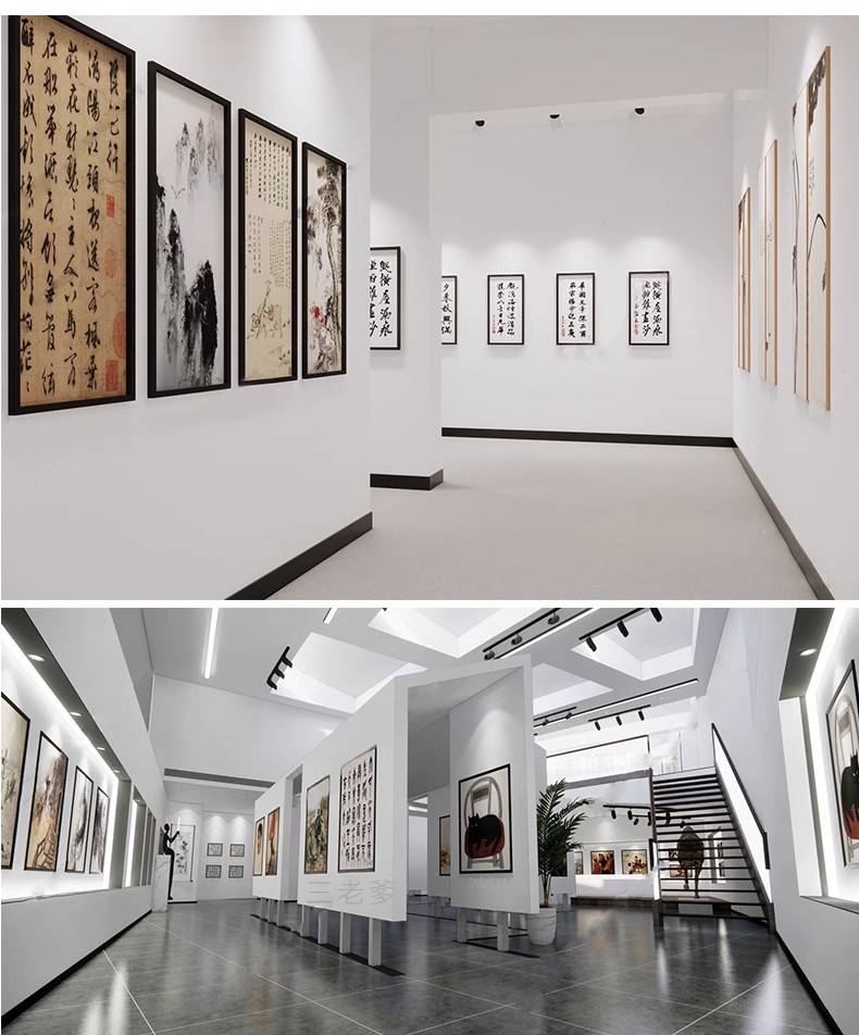 图片[39]-现代画室文化展览馆新中式书画展厅画廊美术馆草图大师SU模型素材-大怪兽分享