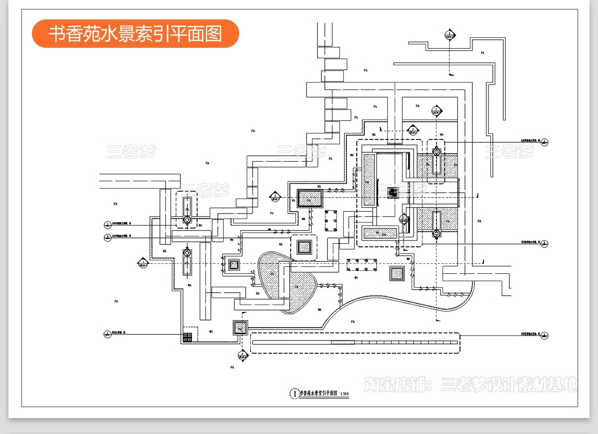 图片[29]-居住区景观CAD施工图住宅小区平面布局园林设计绿化规划方案图库-大怪兽分享