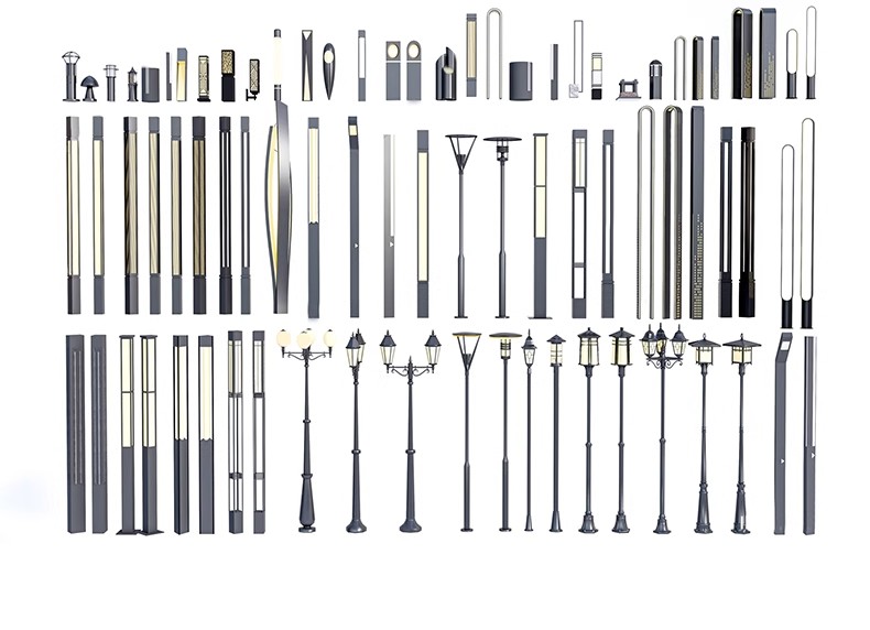 图片[40]-市政道路高杆灯太阳能景观灯广场玉兰灯城市路灯su模型库草图大师-大怪兽分享