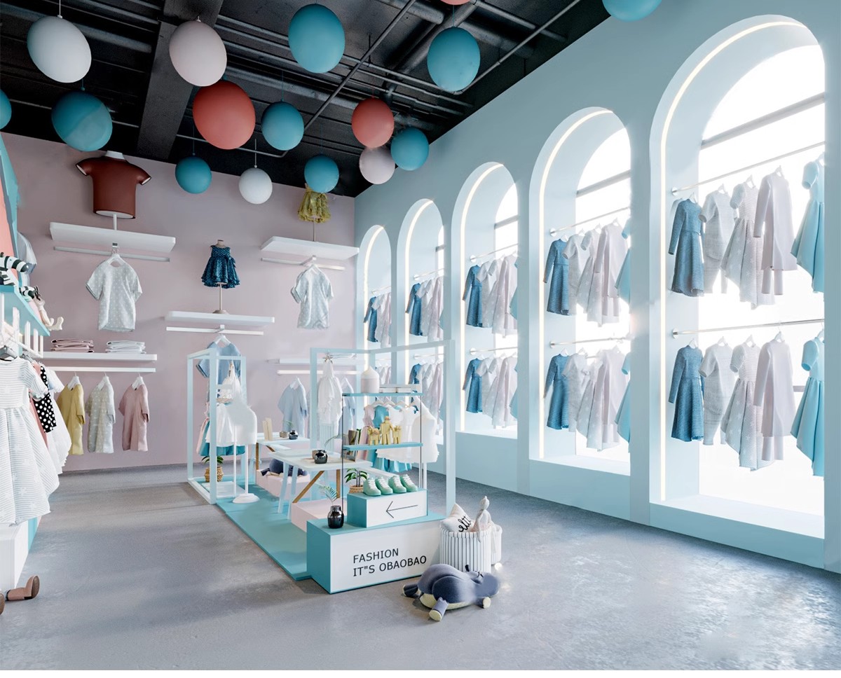 图片[23]-室内服装店专卖店su模型 草图大师sketchup服装展厅单体组件设计-大怪兽分享