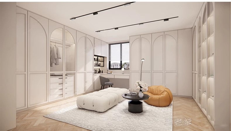 图片[32]-衣帽间草图大师SU模型sketchup室内设计卧室衣柜素材更衣室服装间-大怪兽分享