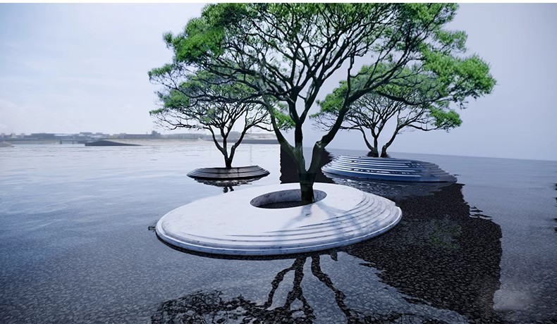 图片[44]-园林异形树桌户外吧台现代公园景观树池创意休闲座椅卡座SU模型-大怪兽分享