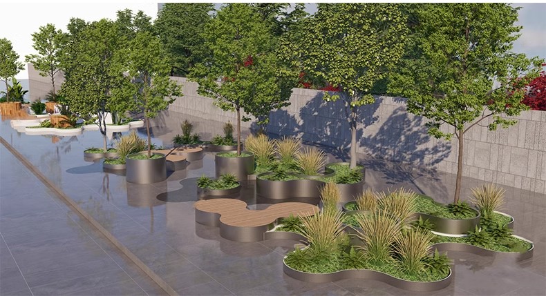 图片[46]-园林异形树桌户外吧台现代公园景观树池创意休闲座椅卡座SU模型-大怪兽分享