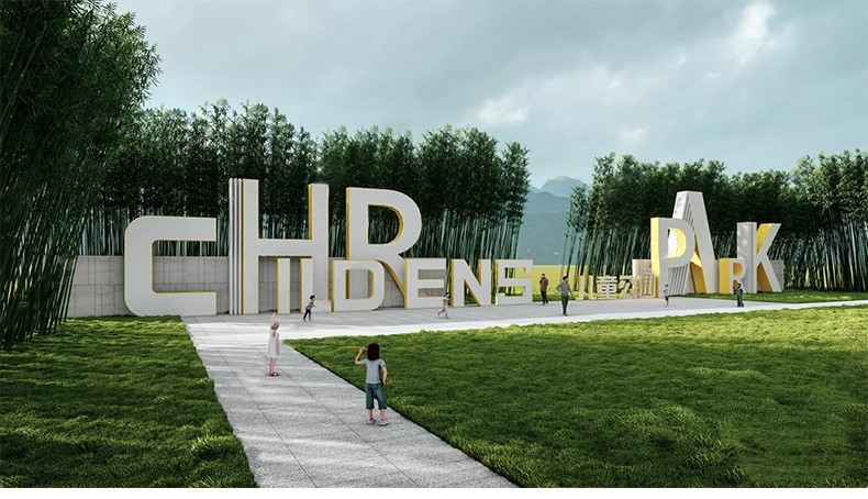 图片[36]-现代公园体育运动入口景观景区大门雕塑LOGO景墙指示标识牌SU模型-大怪兽分享