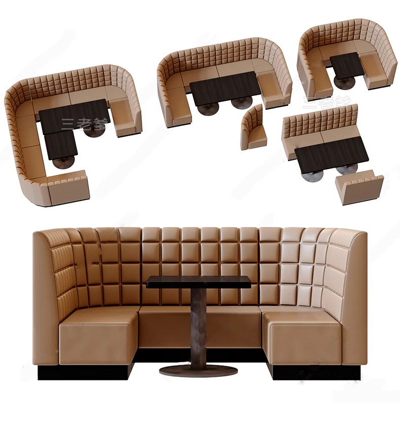 图片[37]-现代北欧咖啡厅餐厅火锅店甜品奶茶店卡座坐椅草图大师SU模型素材-大怪兽分享