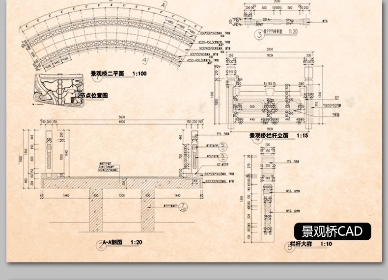 图片[19]-公园广场园林景观设计施工图平面图块通用CAD节点图例图库素材-大怪兽分享