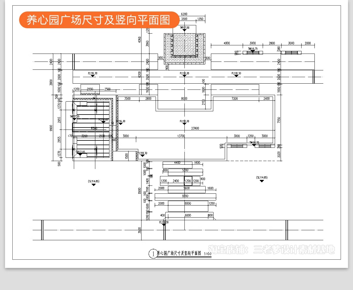 图片[38]-居住区景观CAD施工图住宅小区平面布局园林设计绿化规划方案图库-大怪兽分享