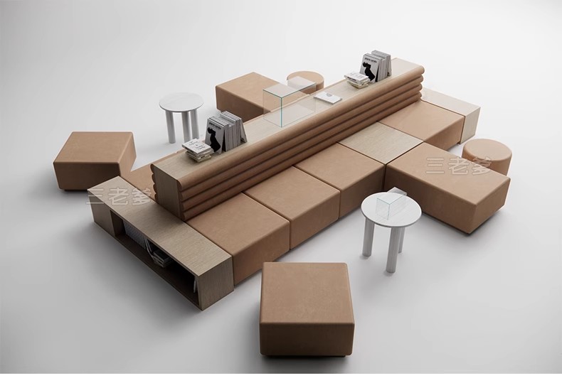 图片[40]-现代北欧咖啡厅餐厅火锅店甜品奶茶店卡座坐椅草图大师SU模型素材-大怪兽分享