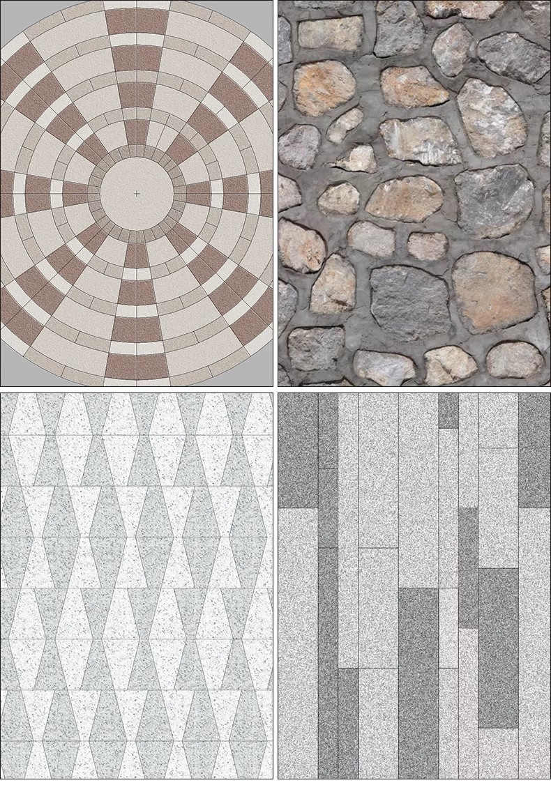 图片[30]-景观铺装贴图SU材质建筑室外广场墙面地面PS石材花岗岩高清3D素材-大怪兽分享
