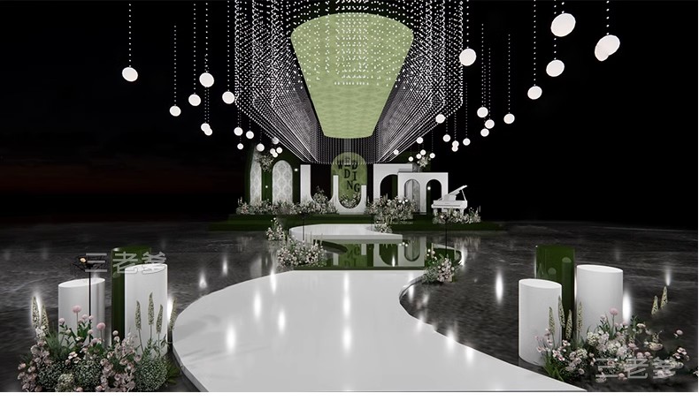 图片[23]-网红风橱窗饰品摆件美陈服装商场SU模型婚礼婚庆现场背景草图大师-大怪兽分享