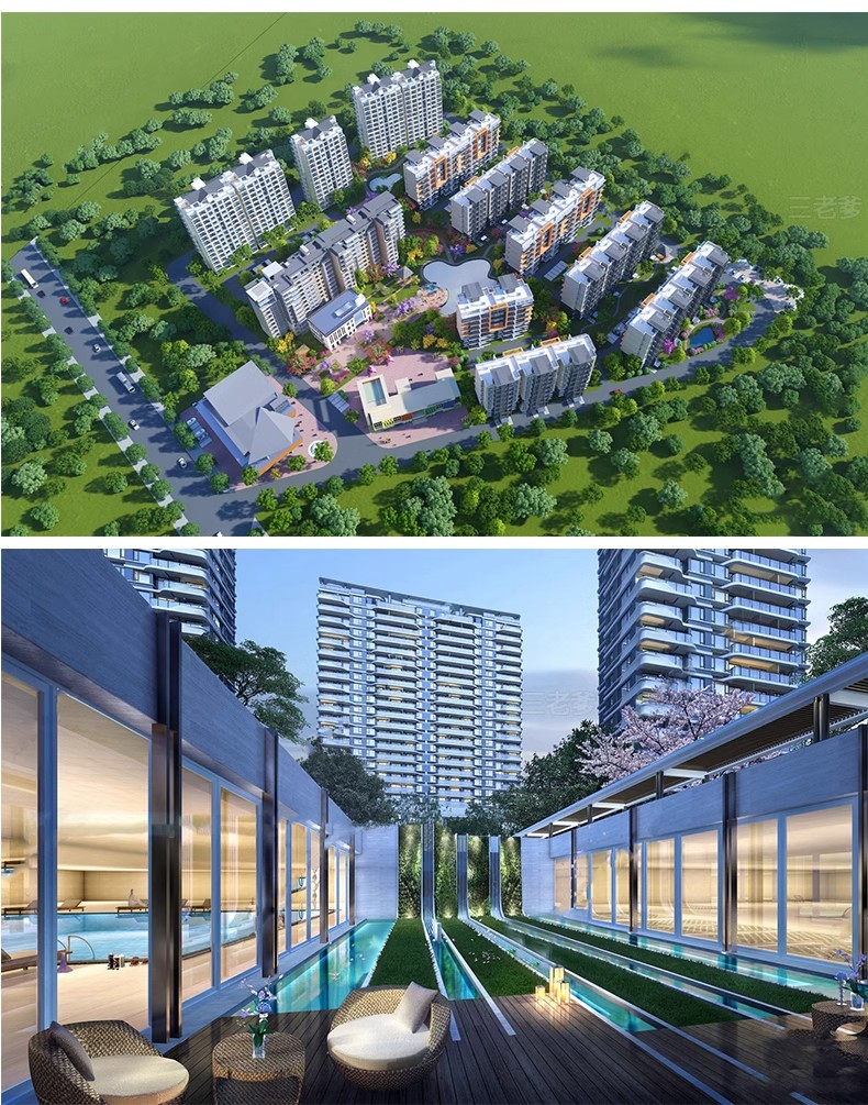图片[33]-草图大师小区楼盘居住区住宅楼房屋鸟瞰别墅sketchup素材su模型库-大怪兽分享