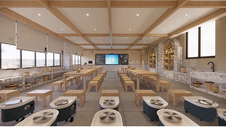 图片[34]-DIY手工坊木工陶艺馆幼儿园教室美工木作培训工坊草图大师su模型-大怪兽分享