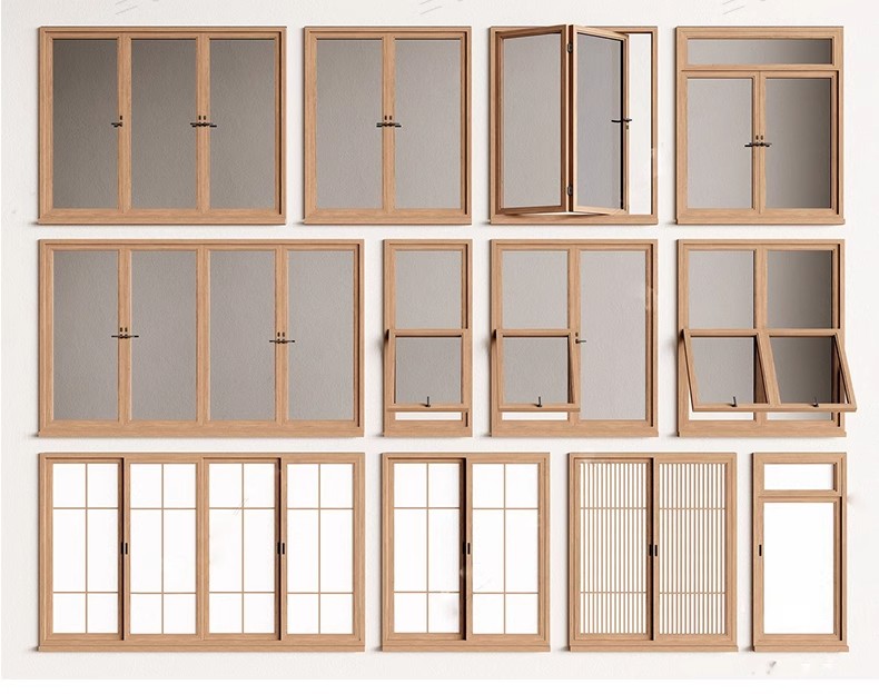 图片[35]-草图大师现代窗户组合推拉窗平开窗落地窗铝合金窗框断桥窗SU模型-大怪兽分享