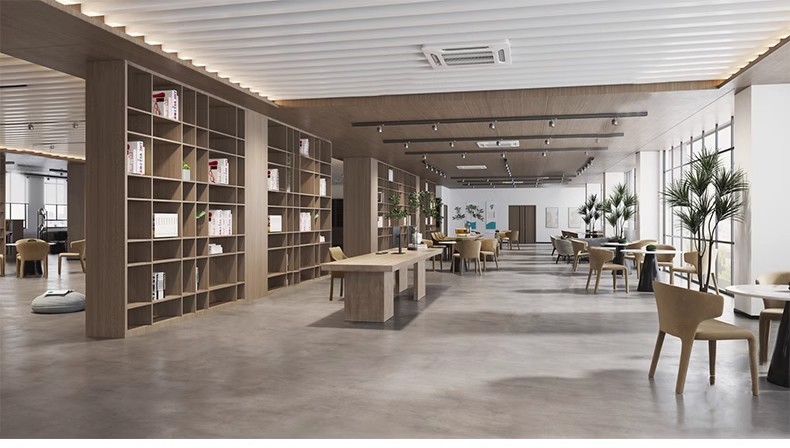 图片[41]-书店阅览室图书馆3d模型SU书咖书吧装修设计3Dmax效果图CAD施工图-大怪兽分享