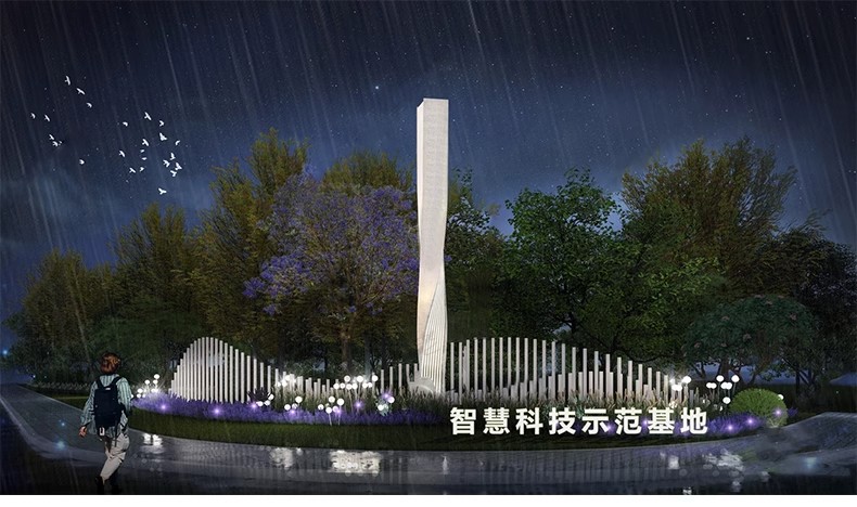 图片[44]-现代公园体育运动入口景观景区大门雕塑LOGO景墙指示标识牌SU模型-大怪兽分享