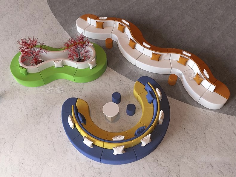 图片[44]-现代北欧咖啡厅餐厅火锅店甜品奶茶店卡座坐椅草图大师SU模型素材-大怪兽分享